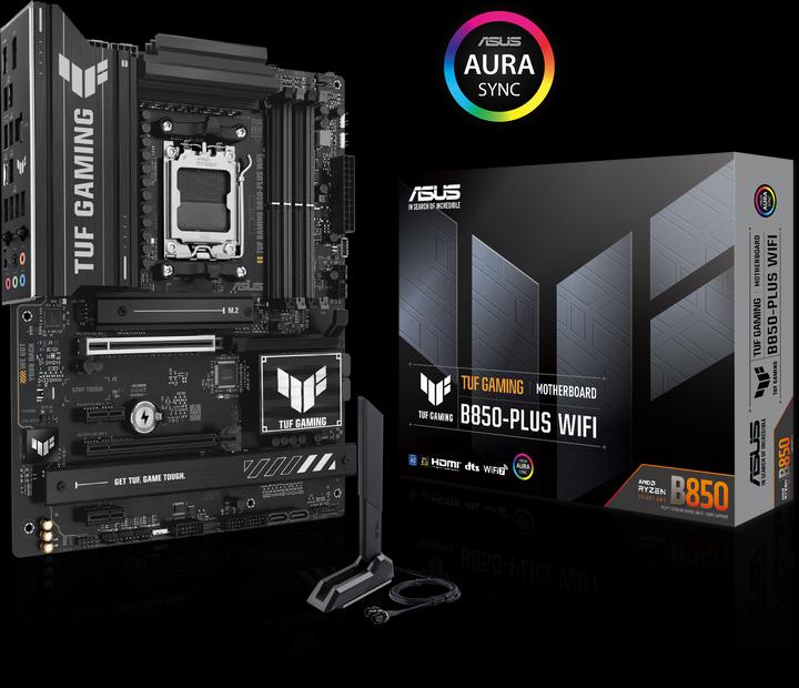 Immagine prodotto ASUS TUF Gaming B850-Plus Wifi (AM5, AMD B850, ATX)