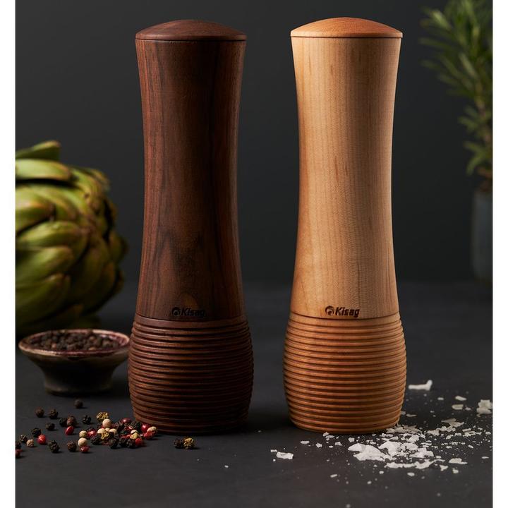 Actual product image Kisag Moulin à sel et à poivre érable clair 20 cm (Pepper)