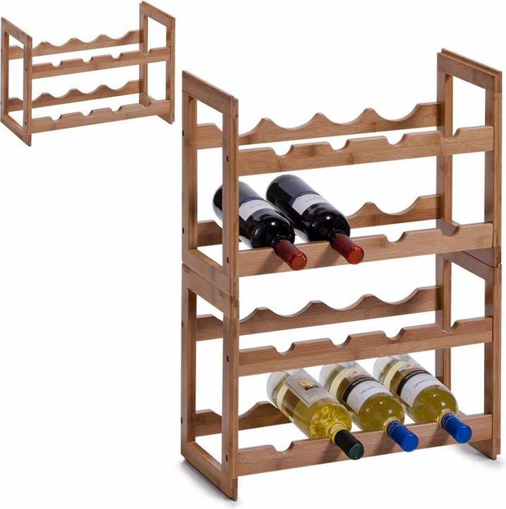 Produktbild Zeller Present Weinregal (4.5 x 22 x 44 cm)
