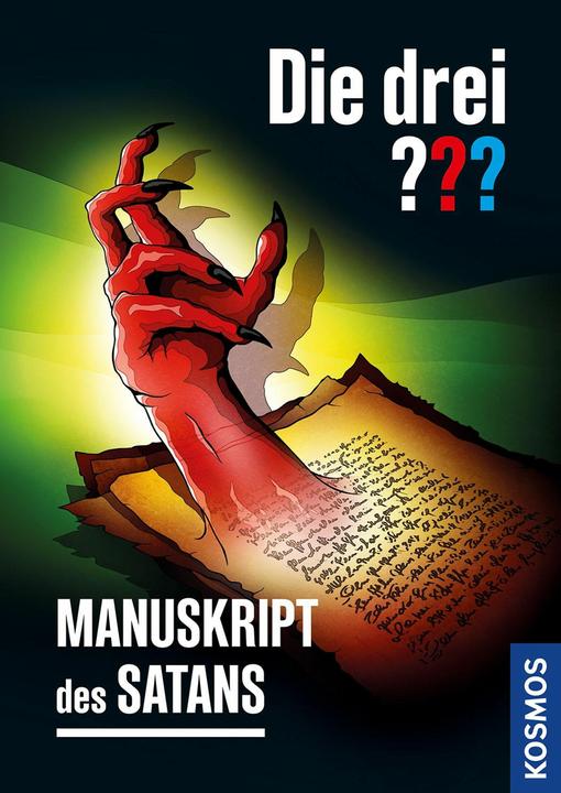 Actual product image Kosmos Die drei??? Manuskript des Satans (German, Hendrik Buchna, Andreas Ruch, 2022)