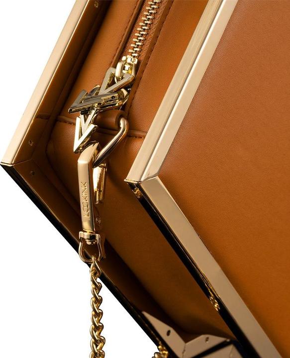 Actual product image Lockink Mysterious Square Kink Bag - brown