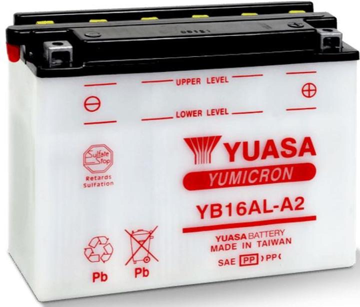 Yuasa Motorbike battery 12V 16.8Ah 210A (12 V, 16.80 Ah, 210 A)