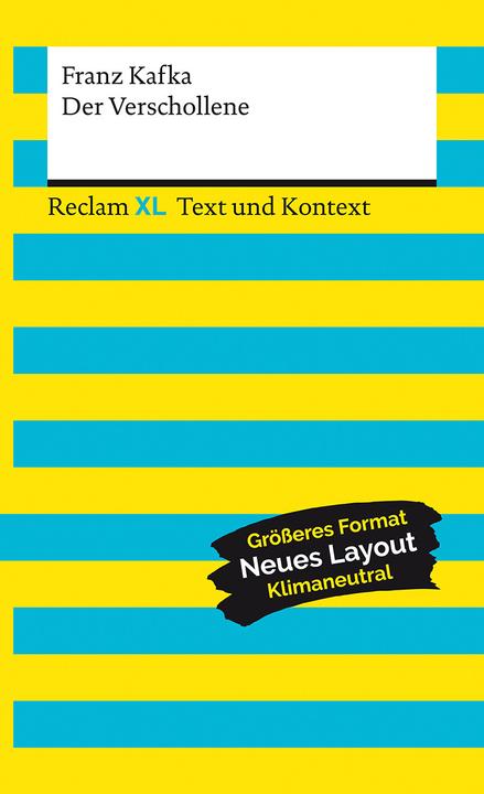 Produktbild Der Verschollene. Textausgabe mit Kommentar und Materialien (Deutsch, Franz Kafka, 2021)