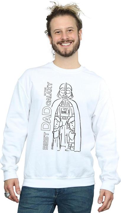 Image du produit Star Wars - Sweat BEST DAD IN THE GALAXY - Homme (XL)
