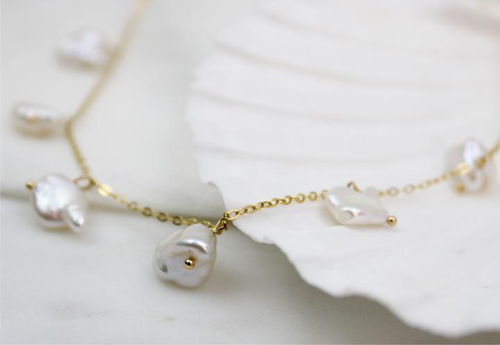 Produktbild Ellenoe Louisa (925 Sterling Silber, 18k vergoldet, natürliche Süsswasserperlen)