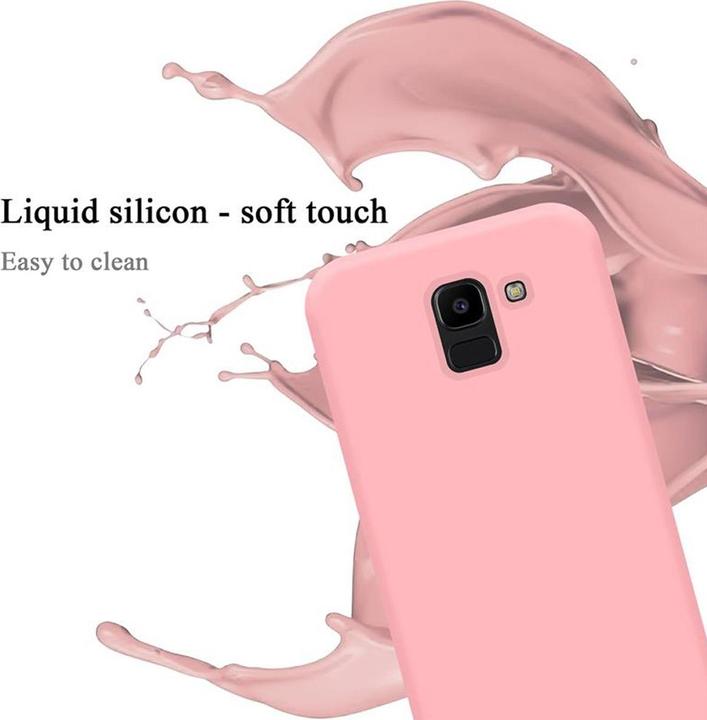 Immagine prodotto Cadorabo Copertura della cassa del silicone liquido TPU (Samsung Galaxy J6 (2018))