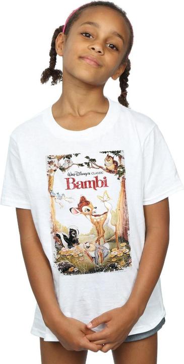 Produktbild Disney Bambi Retro Poster TShirt Mädchen (140, 146)