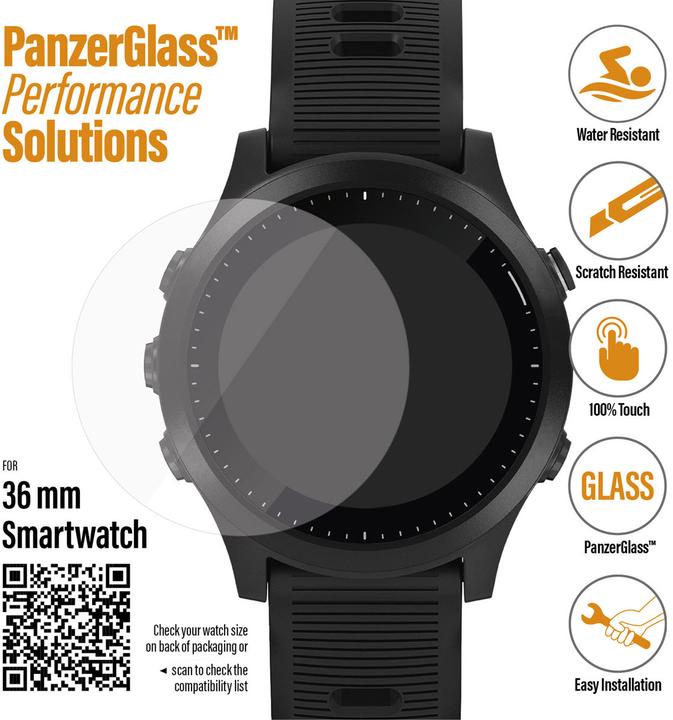 PanzerGlass Pellicola protettiva per lo schermo 36 mm Smartwatches