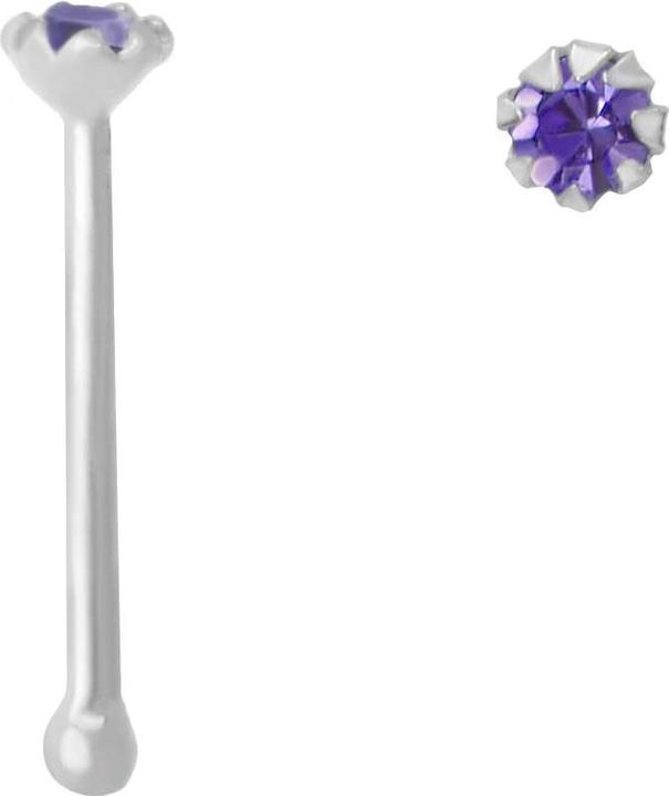 Bijouteria Nasenpiercing (Kristall, Silber 925)