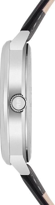 Produktbild Quarzuhr Arakon II Echtleder Silber - 34074 (Analoguhr, 42 mm)