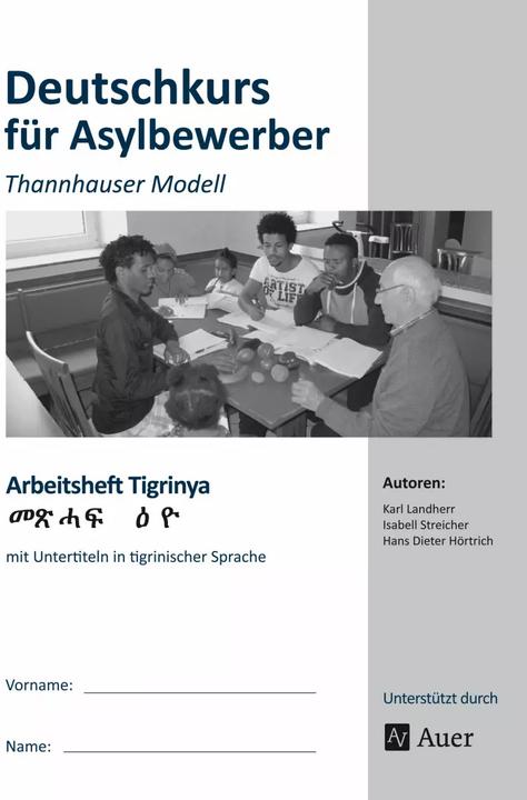 Actual product image Arbeitsheft Tigrinya - Deutschkurs Asylbewerber (German, K. Lord of the land, I. Strings, H. D. Hörtrich, 2024)