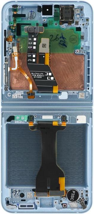 Produktbild Samsung Display + Rahmen SM-F741B Galaxy Z Flip6 blau GH82-35013C (Display, Galaxy Z Flip6)