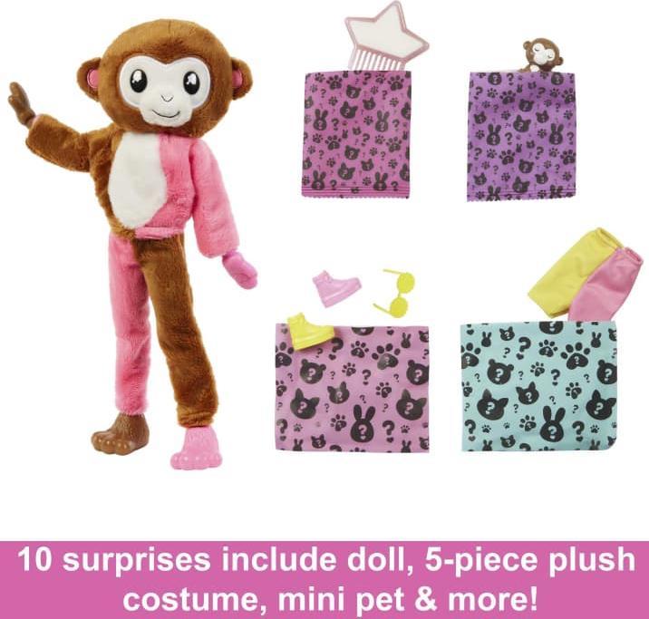Image du produit Barbie Cutie Reveal Singe