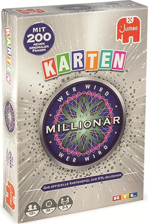 Actual product image Jumbo Who Wants To Be A Millionaire Card Game (German)