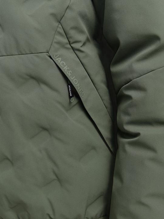 Actual product image Jack & Jones JACK&JONES JJADAM HYBRID JACKET Heren Gequilte jas - Agave Green (L)