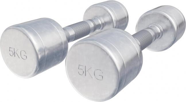 Produktbild Gorilla Sports Chrom Kurzhanteln (2 x 5 kg)