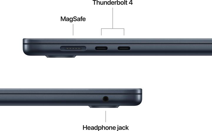 Produktbild Apple MacBook Air – 2025 (15.30", M4, 16 GB, 256 GB, DE)