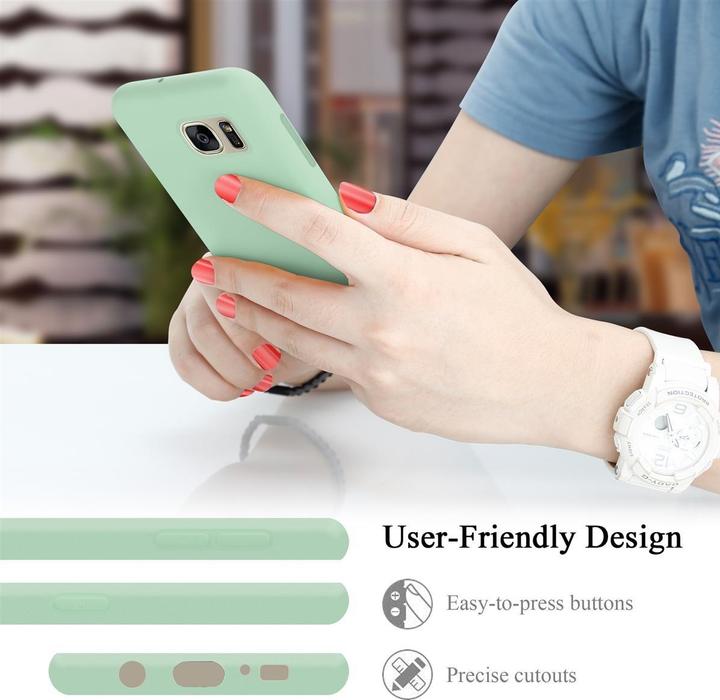Immagine prodotto Cadorabo Copertura della cassa del silicone liquido TPU (Samsung Galaxy S7)