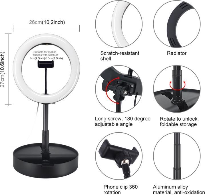 Produktbild Puluz PU480W (Ringleuchte)