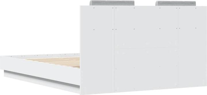 Produktbild VidaXL Bettgestell mit Kopfteil und LED-Leuchten (135 x 190 cm)