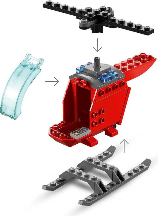 Image du produit LEGO Hélicoptère des pompiers (60318, LEGO City)