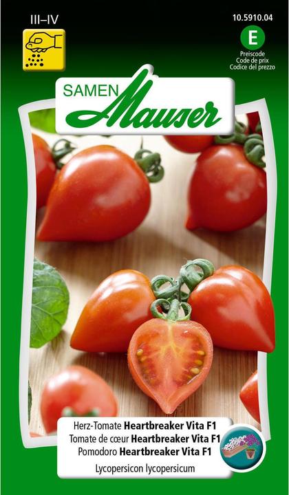 Actual product image Samen Mauser Heart tomato Heartbreaker Vita F1 (Vegetable seeds)