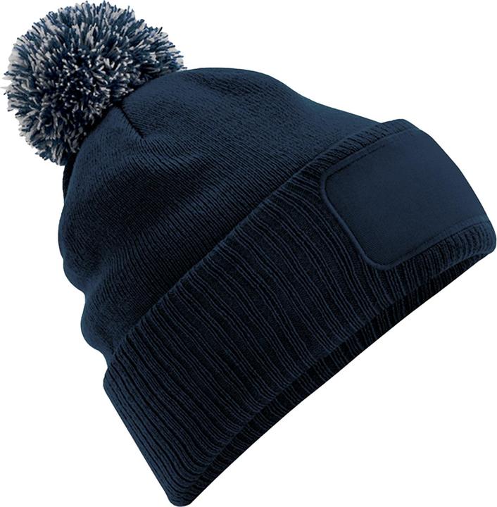 Actual product image Beechfield Unisex Adult Snowstar Patch Beanie