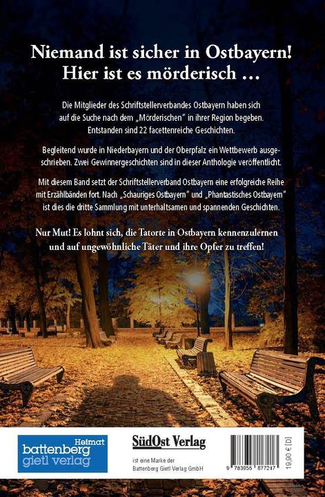 Image du produit Mörderisches Ostbayern (Allemand, Association des écrivains allemands de Bavière orientale, 2018)