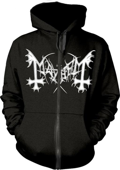 Mayhem De Mysteriis Dom Sathanas Hoodie mit durchgehendem Reissverschluss