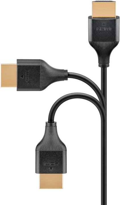 Productafbeelding Goobay Slanke HDMI-kabel met hoge snelheid en ethernet (2 m, HDMI)