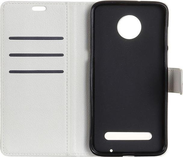 Actual product image MU Classic Litchi Leather Bookcover Series (Motorola Moto Z3 Play)