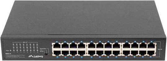 Actual product image Lanberg RSGE-24 Network Switch Unmanaged Gigabit Ethernet (10/100/1000) 1U (24 Ports)