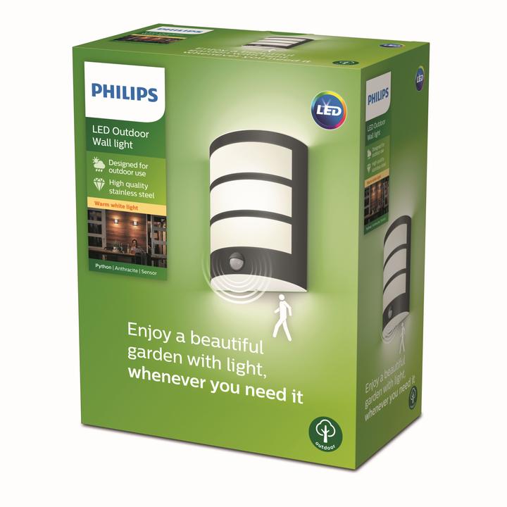 Image du produit Philips Applique murale Python (450 lm, IP44)