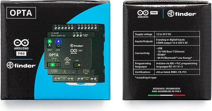 Actual product image Arduino Opta Lite AFX00003 PLC communication module 12 V/DC, 24 V/DC