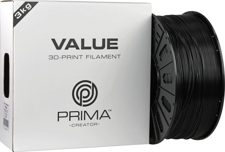 Produktbild Prima Creator PrimaValue PLA+ (PLA, 1.75 mm, 3000 g, Schwarz)