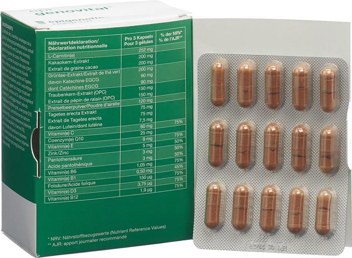Produktbild Epigenovital mehr Schwung fit und aktiv 90 Kaps (90 Stück, Kapseln, 86 g)