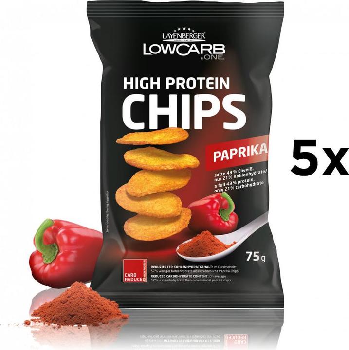 Actual product image Layenberger LowCarb.one High Protein Chips (5 x 75g) (325 g)
