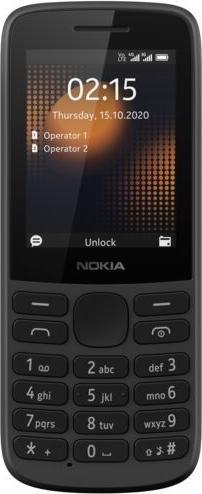 Actual product image Nokia 215 Dual Sim 2024 Black (4G)