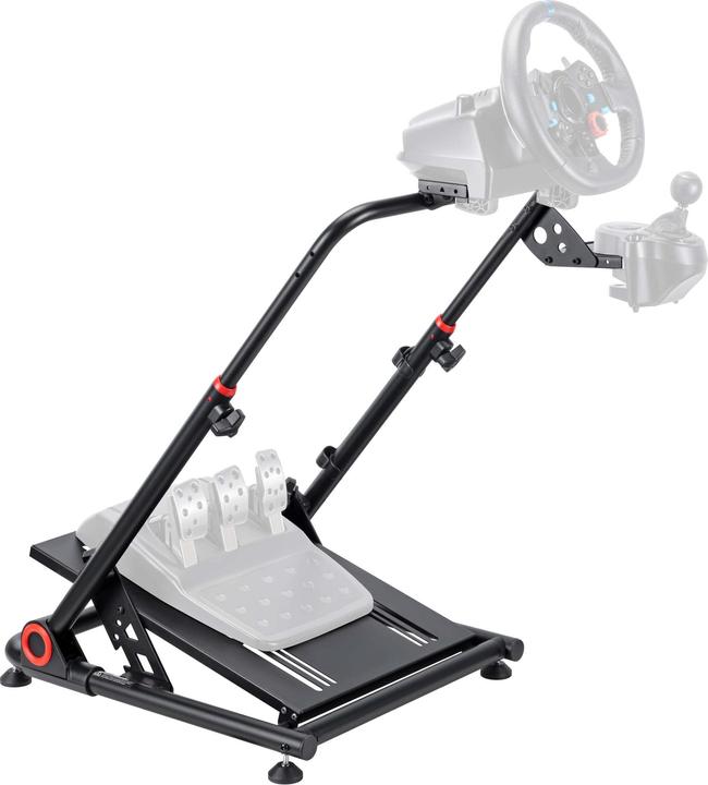 Immagine prodotto Wiltec Supporto per volante pieghevole Supporto per volante Stand Gaming Sim Racing Setup