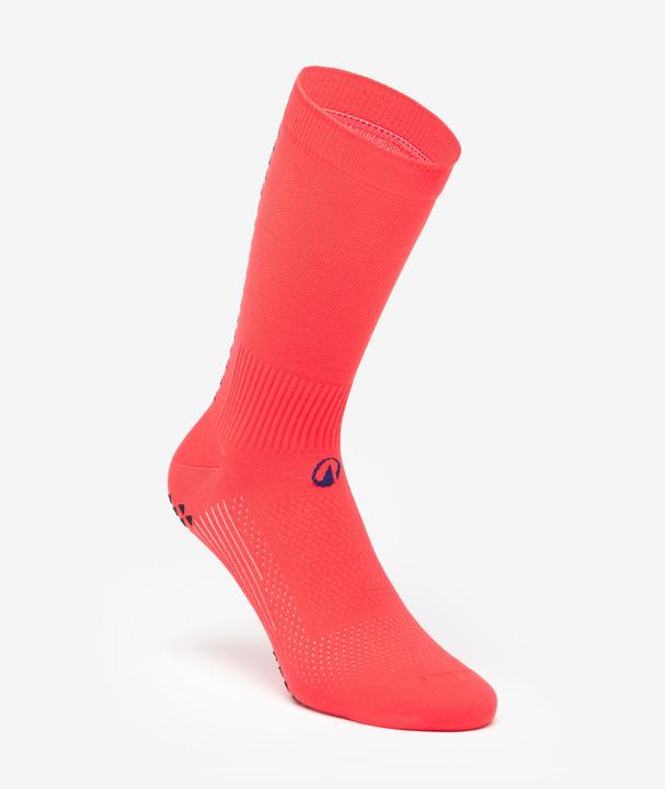 Immagine prodotto Kipsta Fussball Stutzen halbhoch mit Socken rutschfest - VIRALTO II rosa (45, 46)