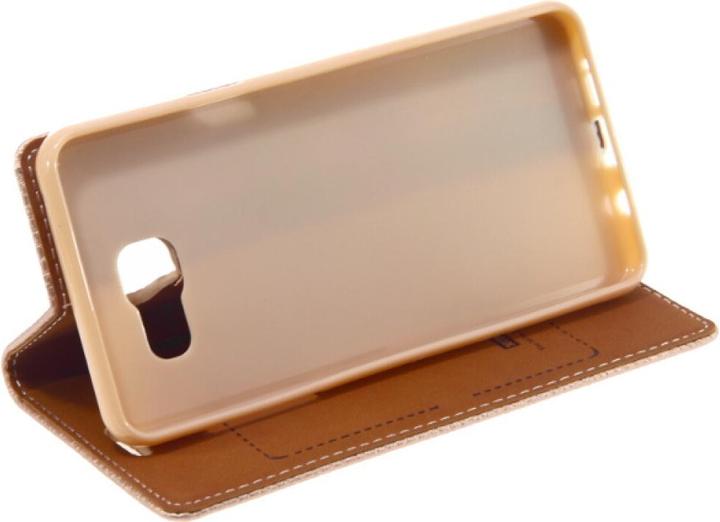 Actual product image Xundd Book Case Fashion Galaxy A5 (2016) - gold (Samsung Galaxy A5 (2016))