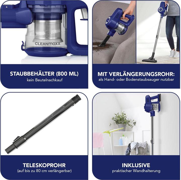 Immagine prodotto CleanMaxx Akku Hand und Stielsauger