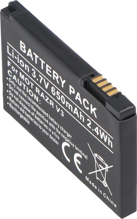 Produktbild AccuCell Akku Motorola V3 Razr, PEBL, SNN5696