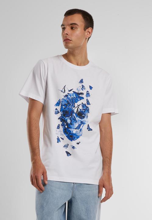 Actual product image Mister Tee Butterfly Skull Tee - 89257 (XS)