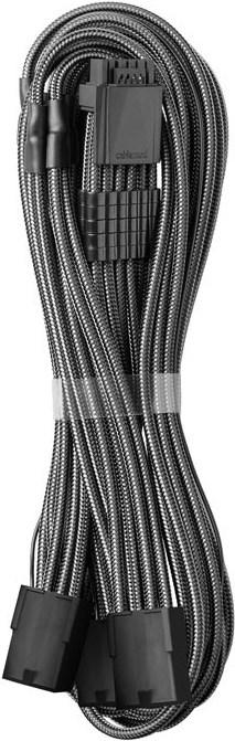 Produktbild CableMod Pro ModMesh 12VHPWR auf 3x PCI-e Verlängerung - 45cm, carbon