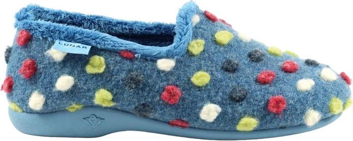 Actual product image Lunar Womens/Ladies Helix Polka Dot Slippers (36)