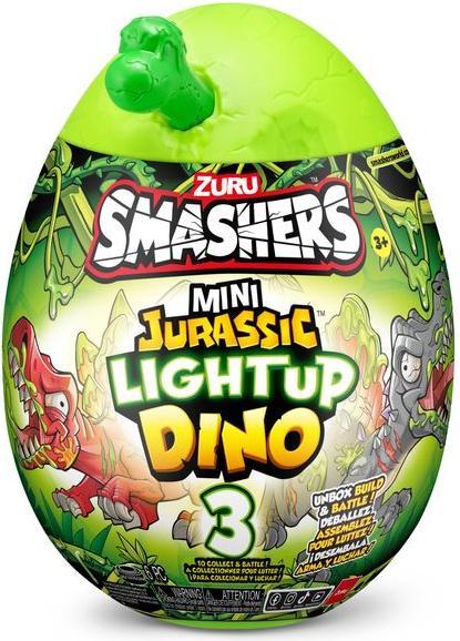 Produktbild Smashers Jurassic Mini Light-Up Dino egg, ast. 3