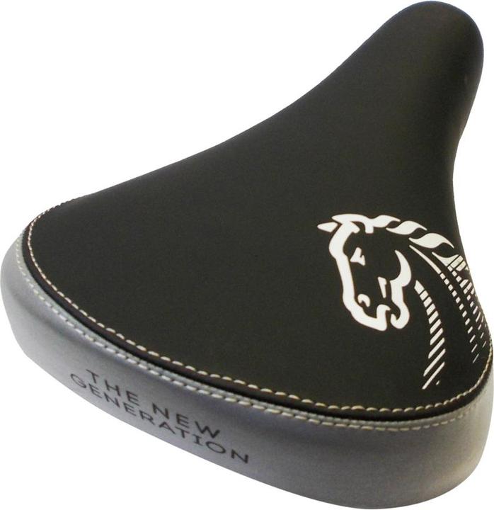 Actual product image Mustang Velo Saddle VL-5073 black/white