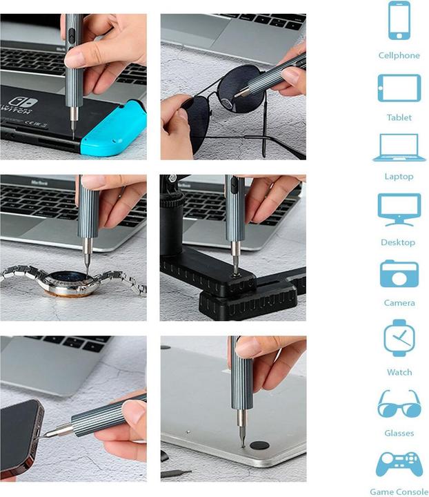 Actual product image Stahlwerk Precision screwdriver set EPS-58 ST 58-piece cordless precision mechanics