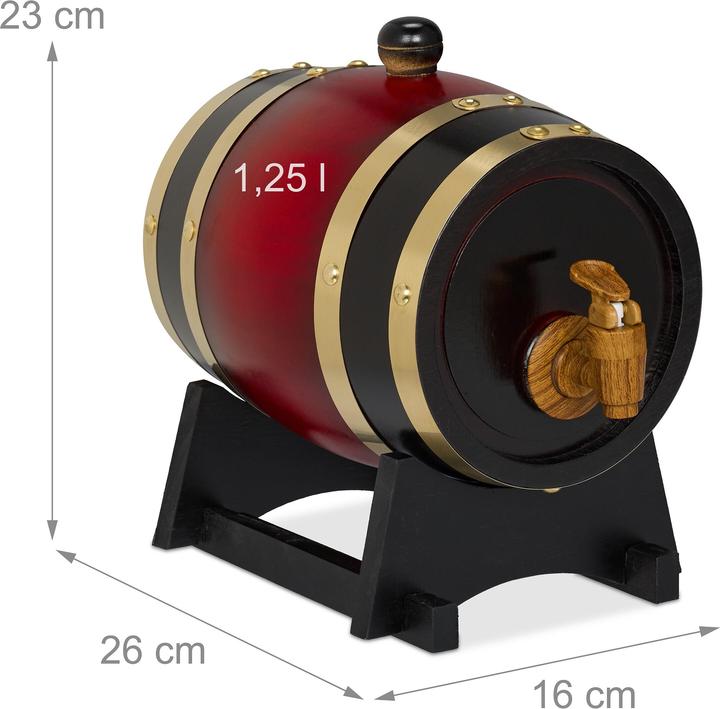 Actual product image Relaxdays Whisky cask